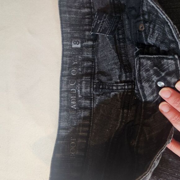 Faded Glory Black Flare Wide Leg Jeans - Picture 6 of 9